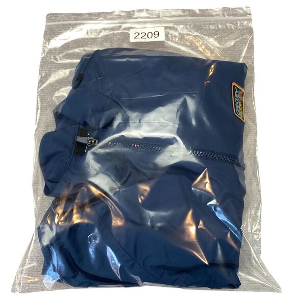 Oakley Ventilation Track Jacket Mens M Blue Regular Fit Lined Full Zip - Picture 16 of 16